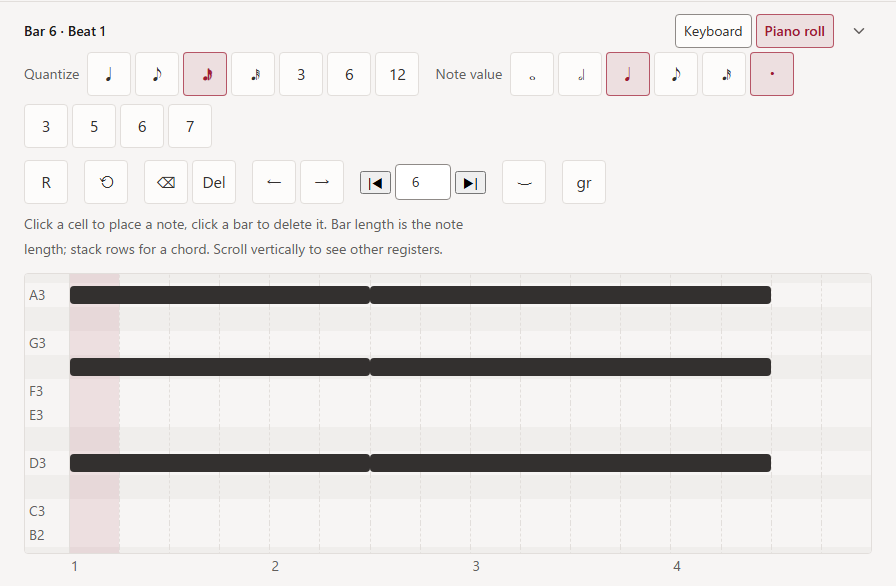 Piano roll